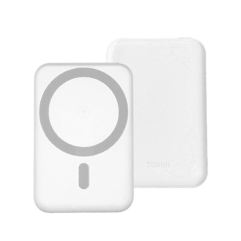 【TORRII】5000mah 防爆电芯 智能磁吸行动电源 - 手机充电及周边 - 塑料 白色