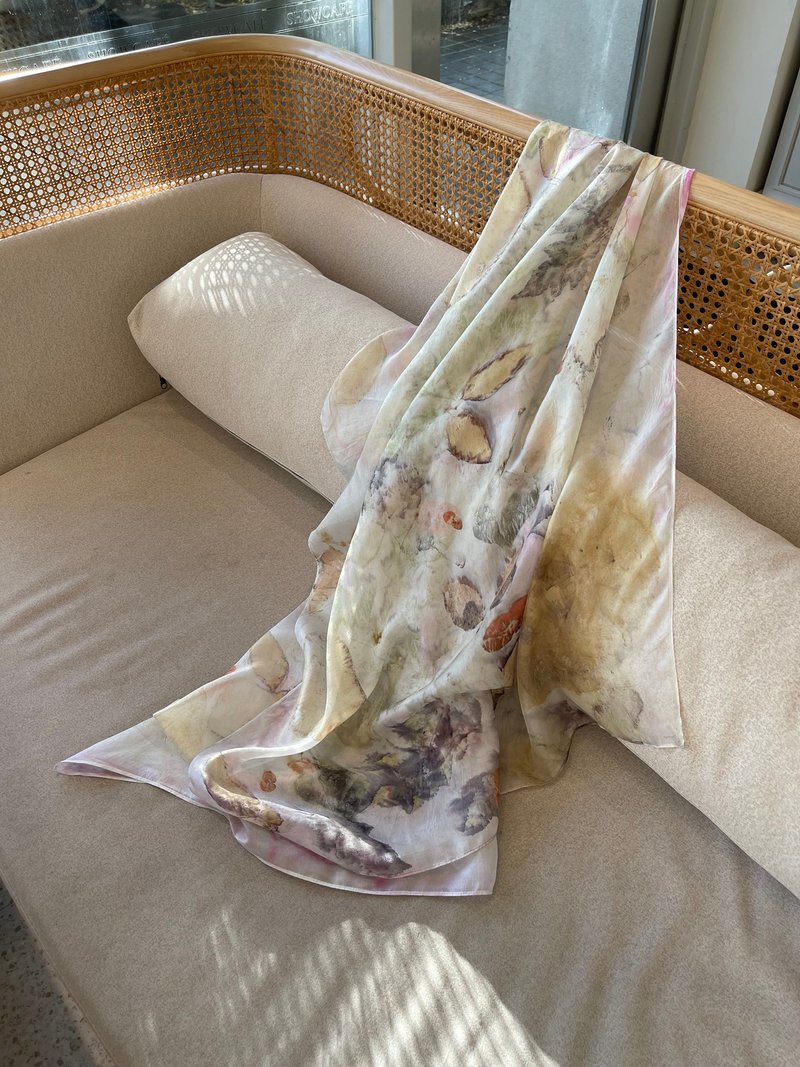 花叶移印染长丝巾 - 晓梦轻纱 - 丝巾 - 丝．绢 多色