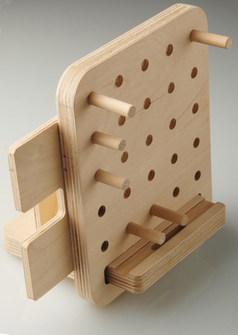 洞洞板储物架,桦木驵合架 - 其他 - 木头 