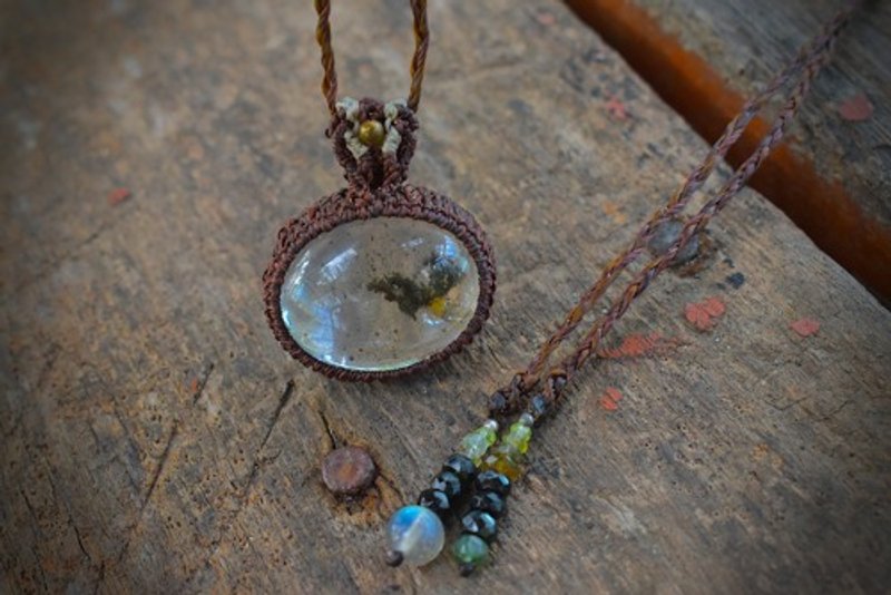 迷蒙光影★花园水晶 手编坠饰 garm071 - 项链 - 宝石 