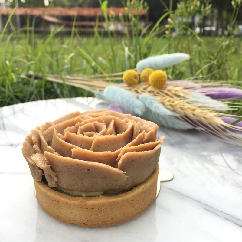 Tuxedo Cat Handmade　塔西躲猫猫 - 抹茶栗子塔 - 蛋糕/甜点 - 新鲜食材 