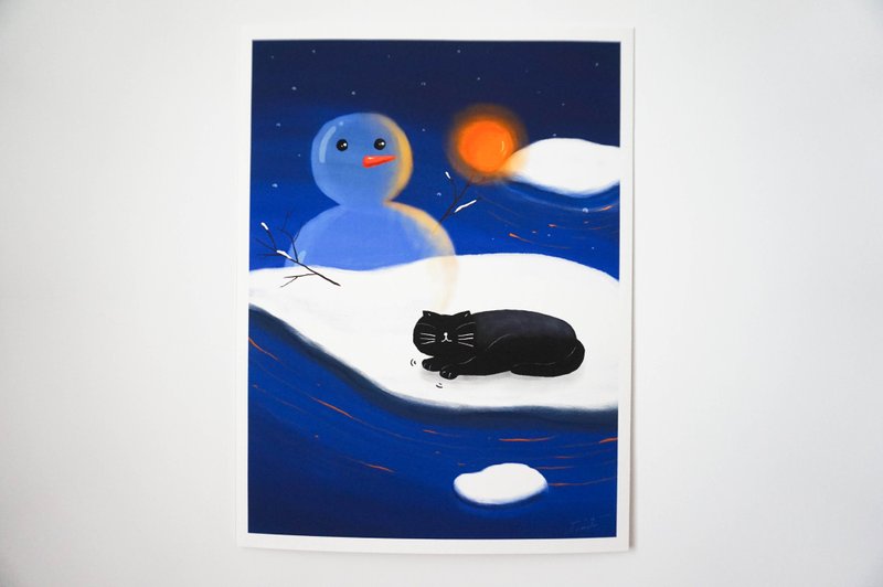 NIGHT FLOWS #3 | 原创插画艺术微喷装饰画 - 海报/装饰画/版画 - 纸 