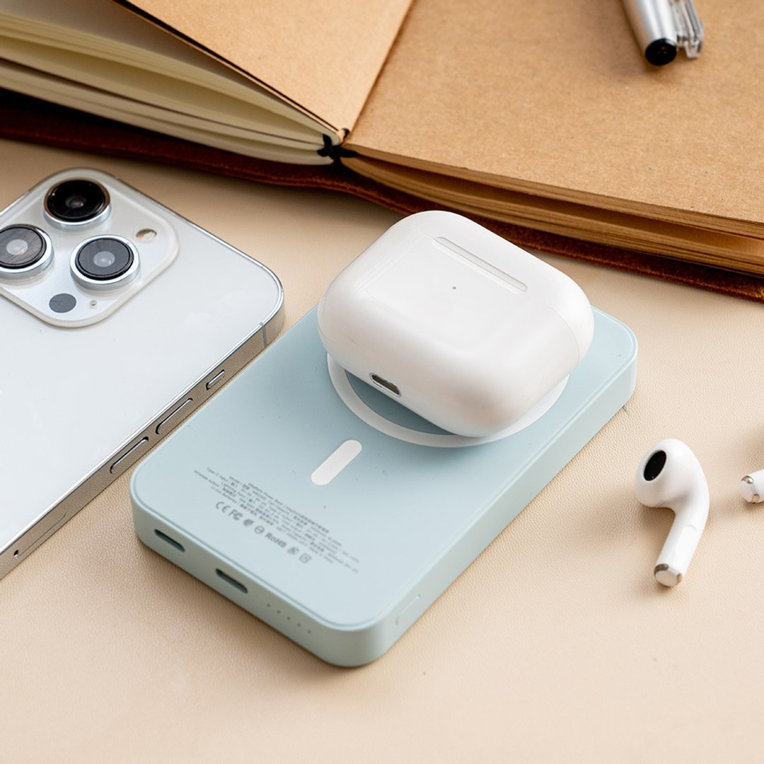 PhotoFast MagSafe Power Bank 磁吸无线行动电源 5000mAh / 蓝色 - 充电宝/传输线 - 塑料 蓝色
