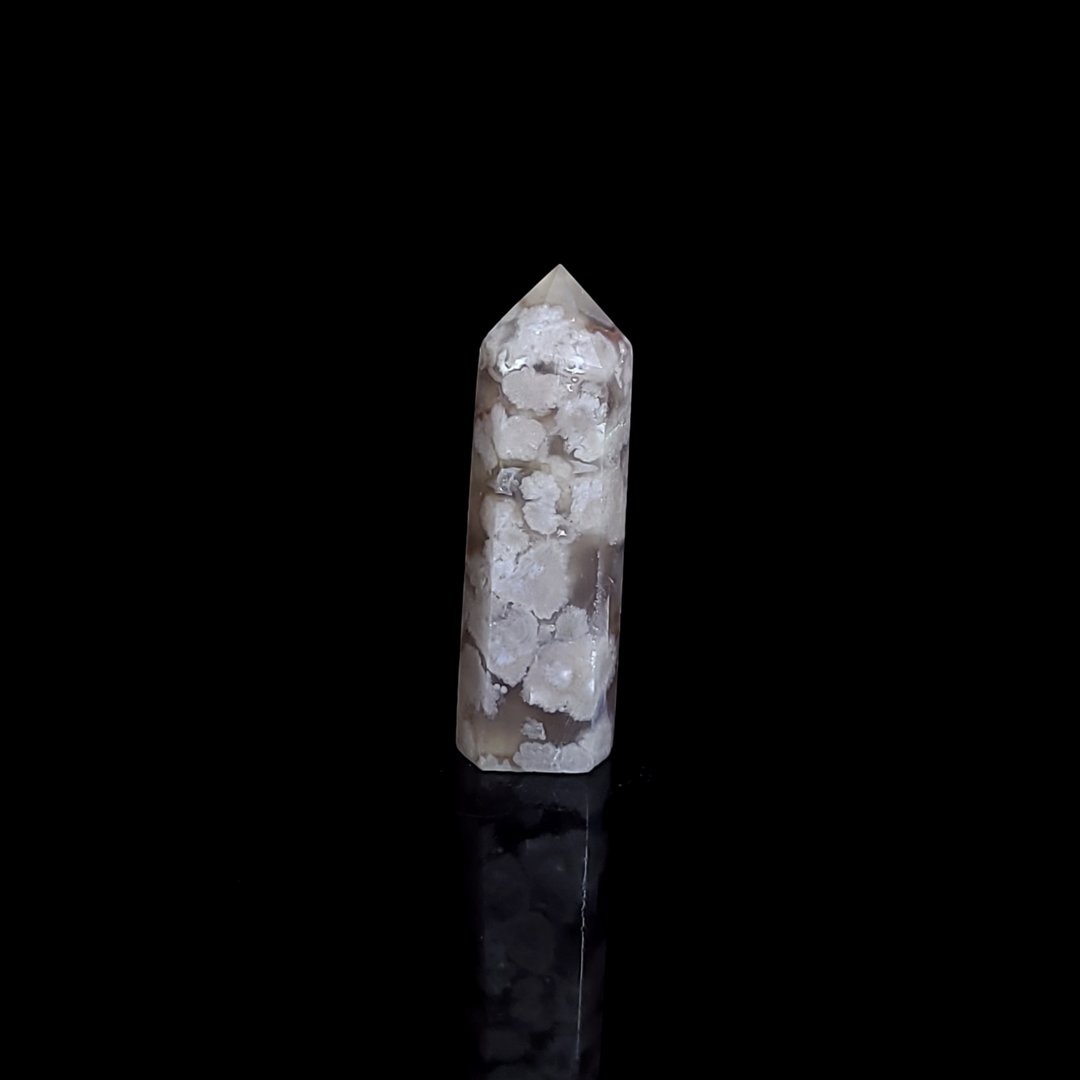 【樱花玛瑙柱】 - 903 - 其他 - 水晶 黑色