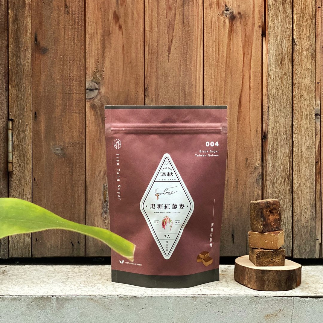添糖 TienTang 黑糖红藜麦砖 Brown Sugar Taiwan Quinoa Cube - 健康/养生 - 纸 红色