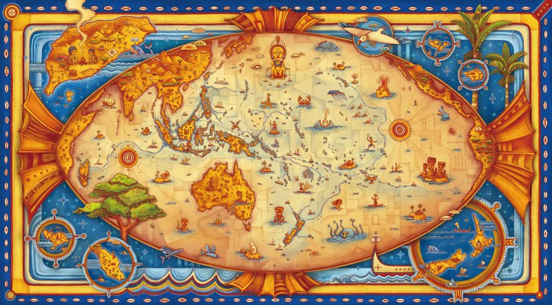 艺术微喷画作-南岛世界 - 海报/装饰画/版画 - 纸 