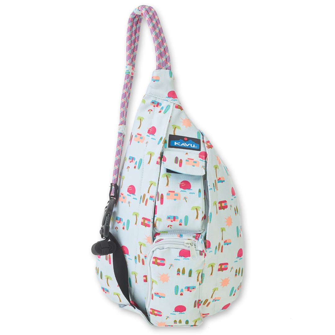 【西雅图 KAVU】 Mini Rope Bag 休闲肩背包 冲浪营地 #9150 - 侧背包/斜挎包 - 其他材质 蓝色