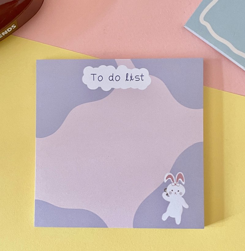 Hello Rabbit 便利贴 - 便条纸/标签贴 - 纸 粉红色