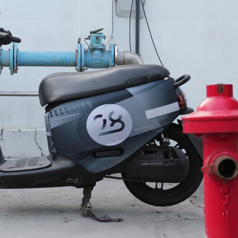 电动车 防刮车套 ( gogoro 2/3/viva/Ai1/UR1/Jego) - 其他 - 聚酯纤维 蓝色