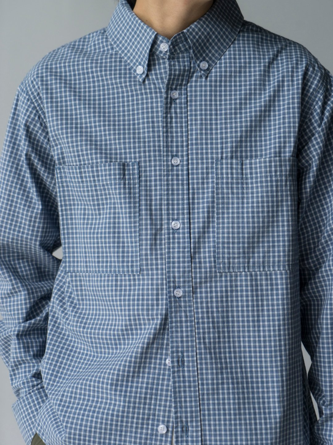 Shirts 日系复古格子衬衫男 宽松休闲百搭长袖衬衣百搭基础潮流 - 男装衬衫 - 棉 