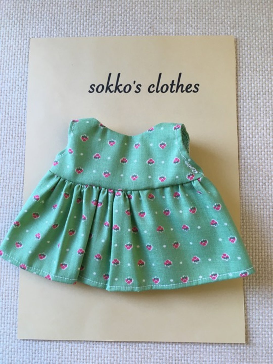 sokko's Dress A pedicel dress in a light blue color - 摆饰 - 棉 