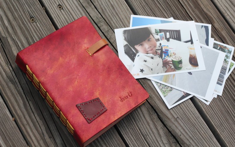 老派的美好 - 皮革相本 ( 红 ) - 相簿/相册 - 真皮 红色