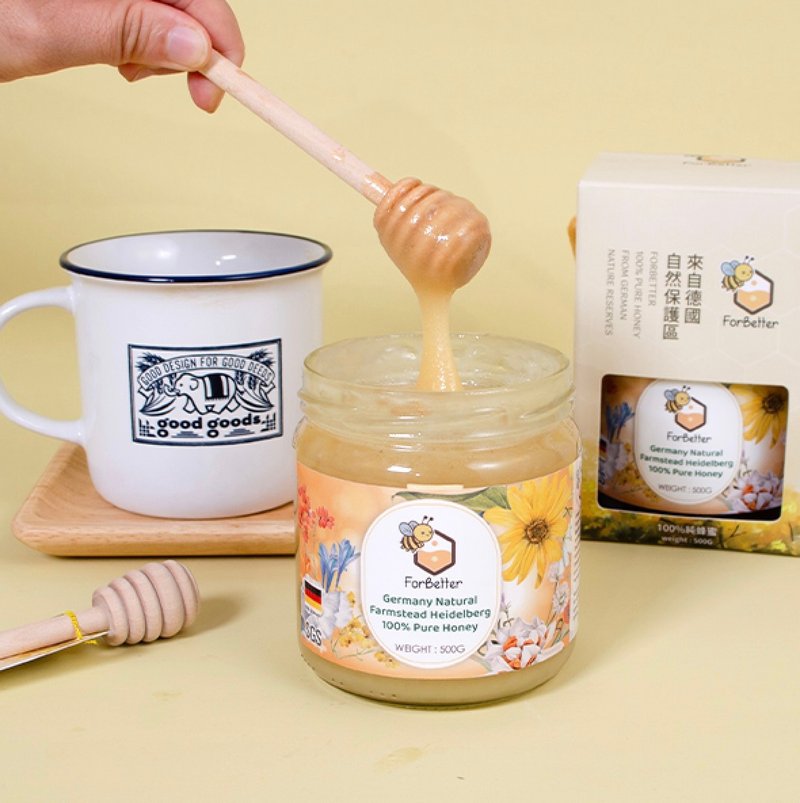 弗贝多ForBetter蜂蜜搅拌棒 l 品味德国蜂蜜首选 l 弗贝多好生活 - 餐刀/叉/匙组合 - 木头 卡其色