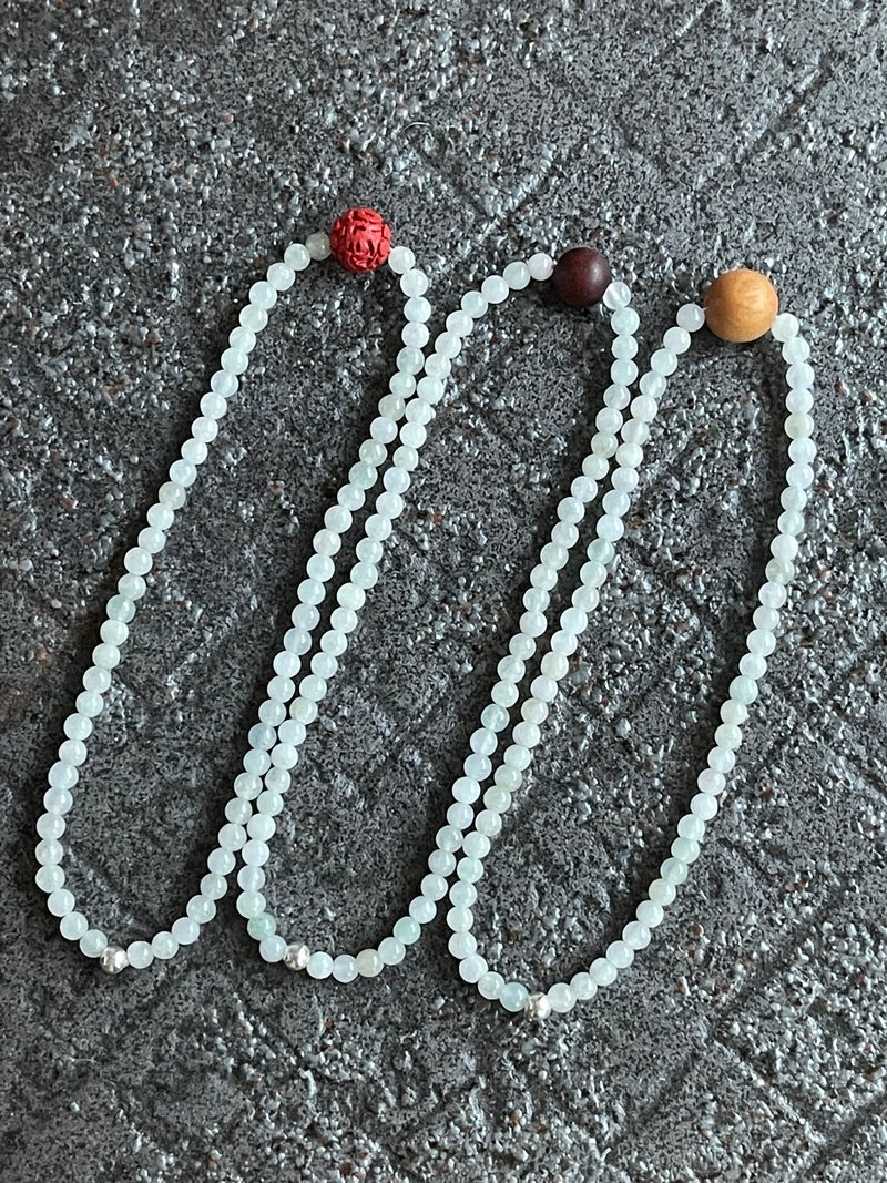 寻ㄧ纤细翡翠手串 单圈细手环 缅甸玉 无优化 天然A货翡翠 - 手链/手环 - 玉石 