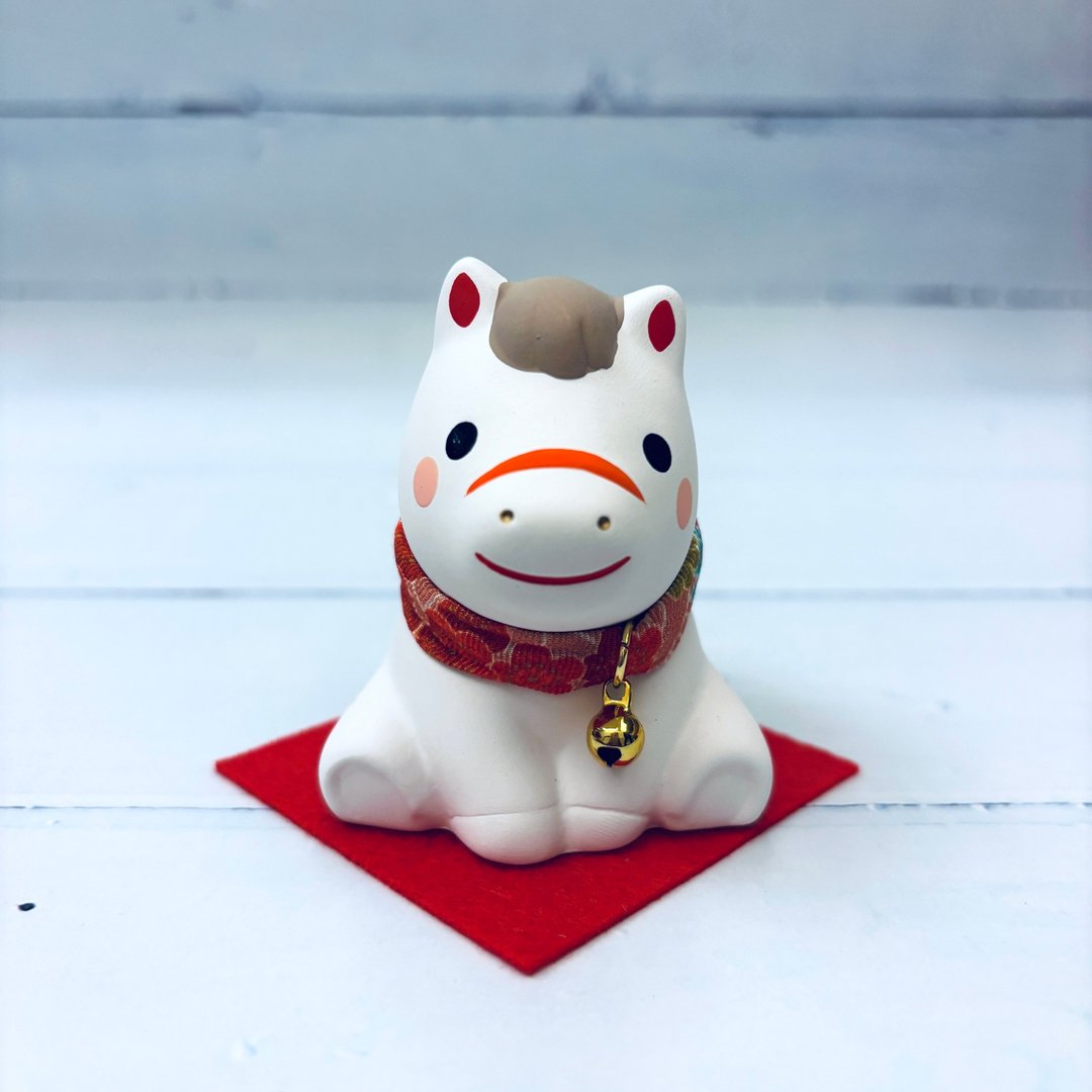 锦彩招福马-福结-生肖吉祥物(马年) 开运 送礼 毕业 - 玩偶/公仔 - 陶 