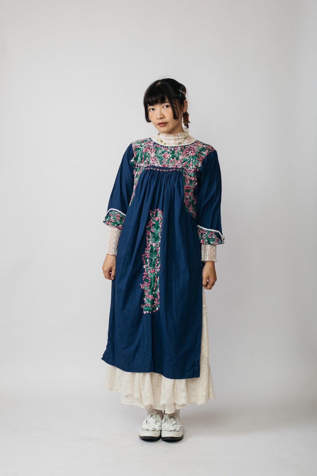 San Antonio Embroidery Dress 圣安东尼墨西哥洋装【初恋贩卖所 - 洋装/连衣裙 - 棉 