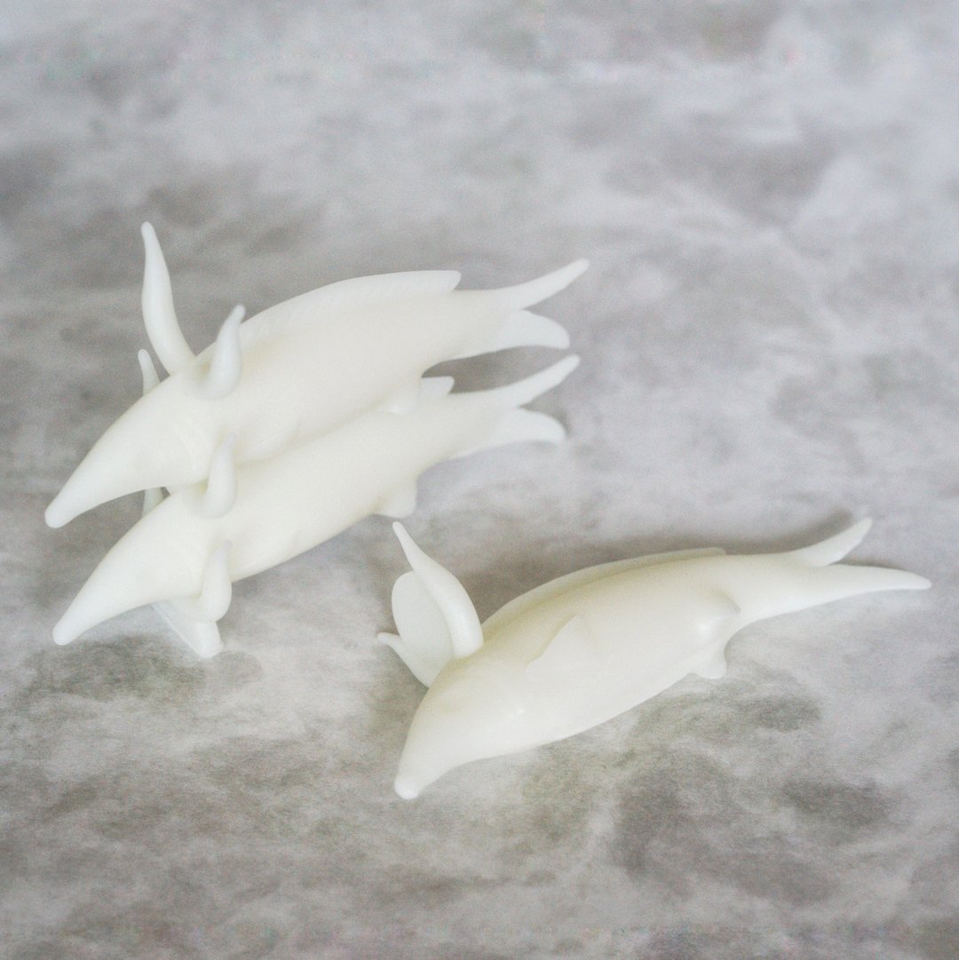 Figure - ancient : Egyptian Oxyrhynchus Fish - 玩偶/公仔 - 树脂 白色