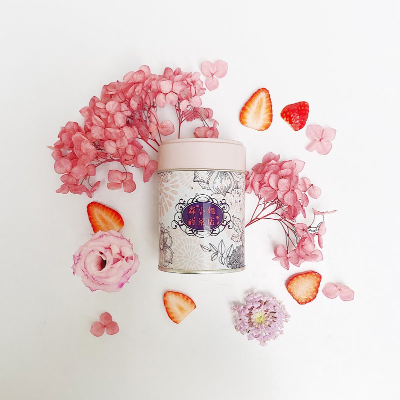 | 任选二罐 | 草莓花园果实茶・无咖啡因助眠茶・可冷泡 - 茶 - 新鲜食材 粉红色