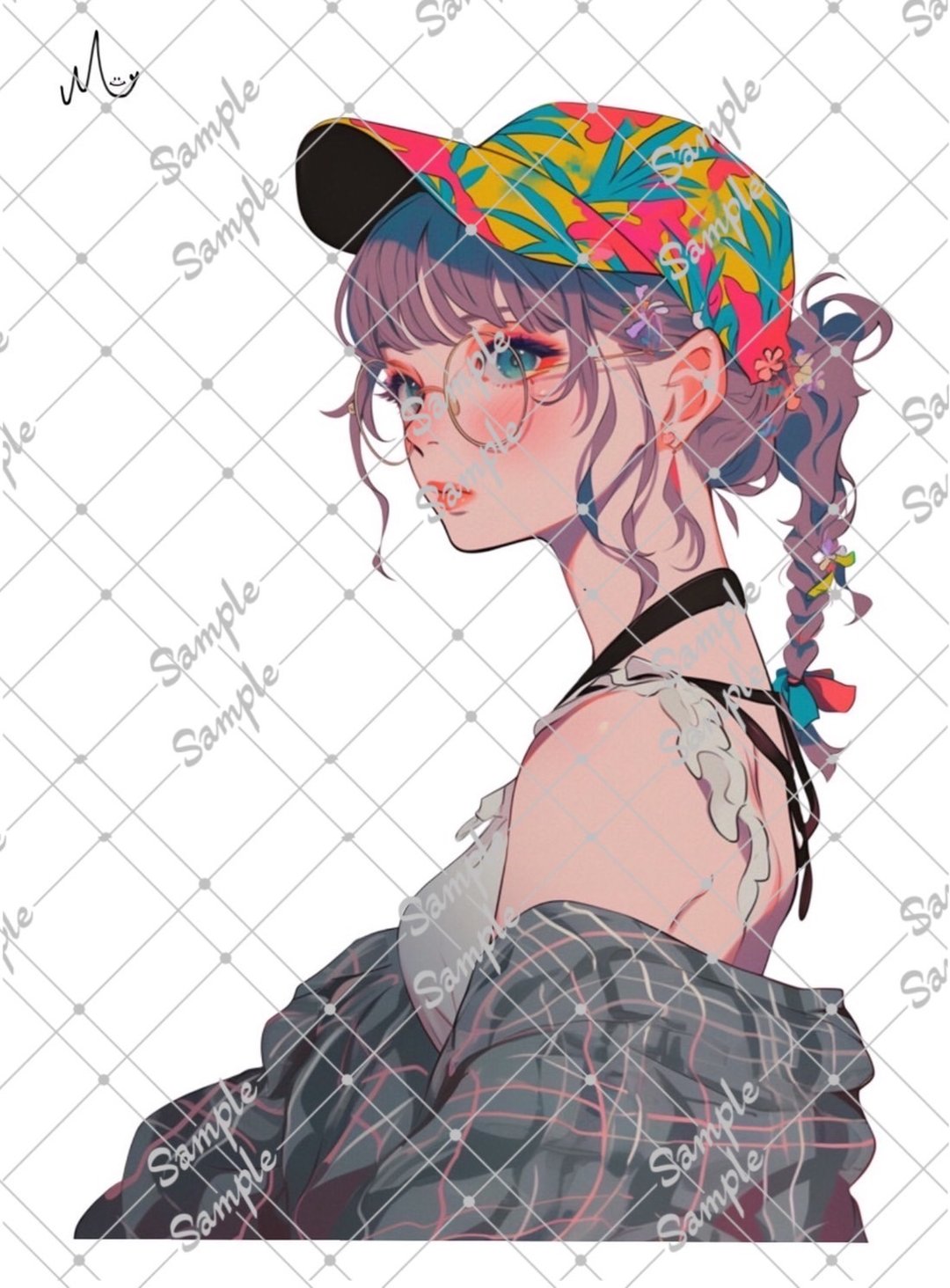 原创人物贴纸 8月新款 - 贴纸 - 纸 