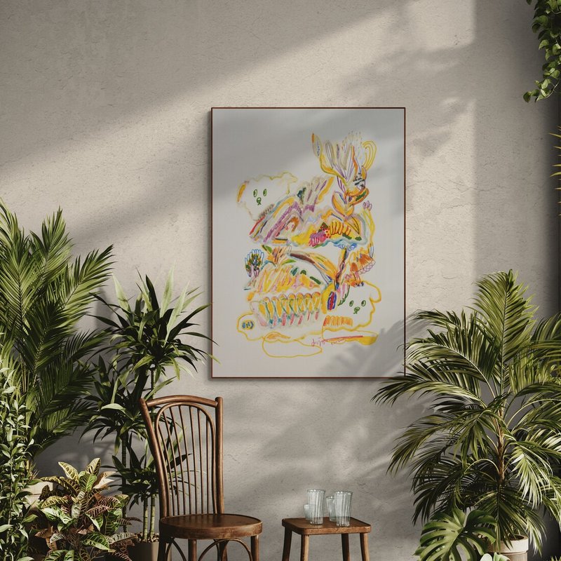 【Lingoooo插画/动物插画】Febbi |  009 爬山去 - 海报/装饰画/版画 - 纸 