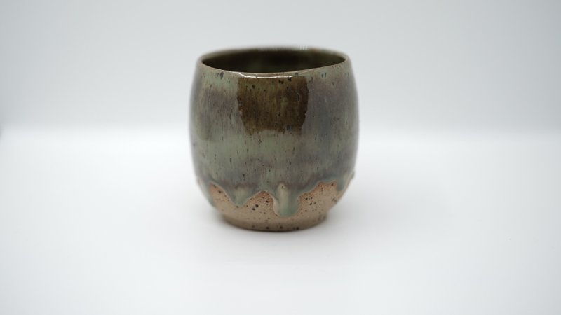 翠绿滴釉陶瓷手工杯 - 其他杯子 - 陶 绿色