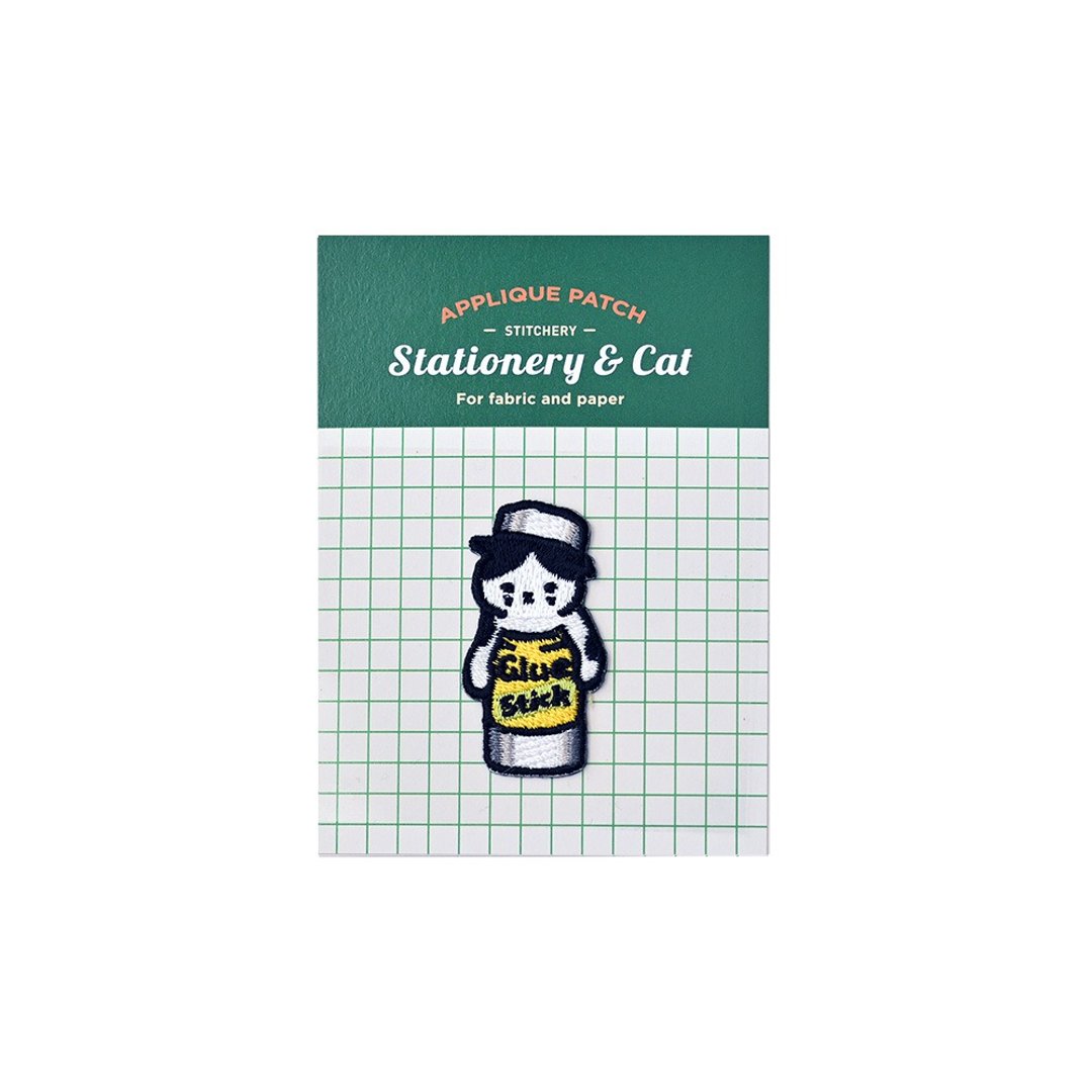 猫就是这样用文具 烫贴绣片 口红胶 - 徽章/别针 - 尼龙 