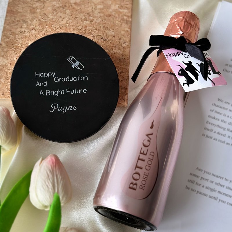 毕业礼物|香槟礼盒  起泡酒果味酒 高颜值定制礼物 香槟杯礼盒 - 酒类 - 玻璃 