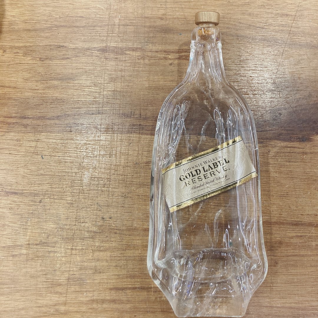 Johnny Walker Golden Label约翰走路金牌典藏威士忌酒瓶盛盘 - 收纳用品 - 玻璃 