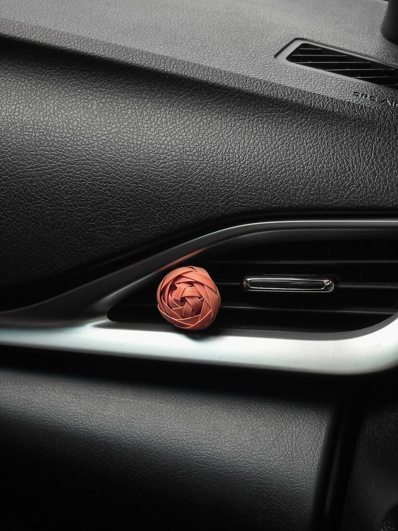 竹编扩香夹 | 车用香氛夹 - 香薰/精油/线香 - 竹 