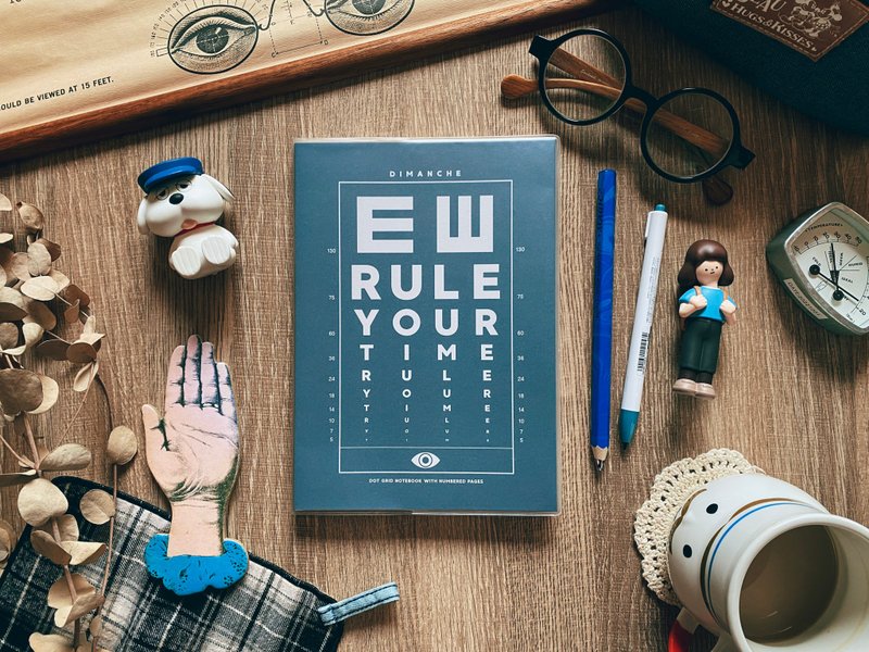 迪梦奇 Rule Your Time 页码笔记本 - 深夜蓝 - 笔记本/手帐 - 纸 蓝色