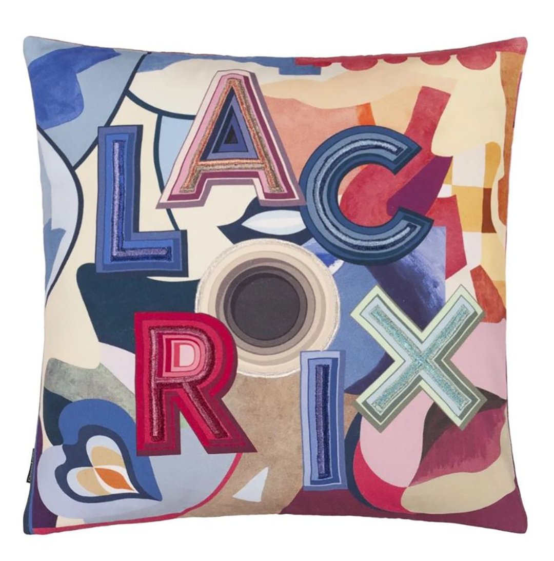 【预购】英国 抱枕/靠枕 Lacroix Palette multicolore - 50x50cm - 枕头/抱枕 - 棉．麻 多色