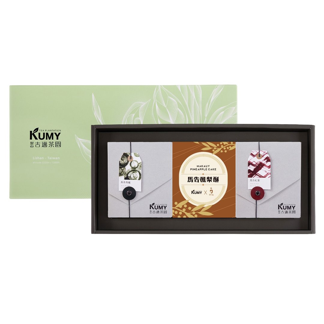 【中秋礼盒】马告凤梨酥x马告茶包礼盒 - 茶 - 植物．花 绿色