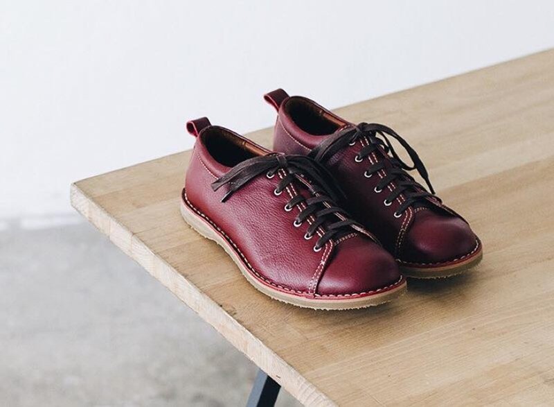 Mupers Scamper original 酒红 - 男款靴子 - 真皮 红色