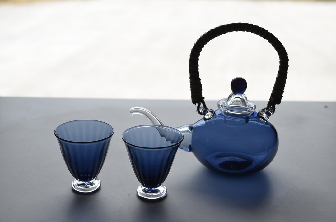 Scarlet liquor set - 酒杯/酒器 - 玻璃 蓝色