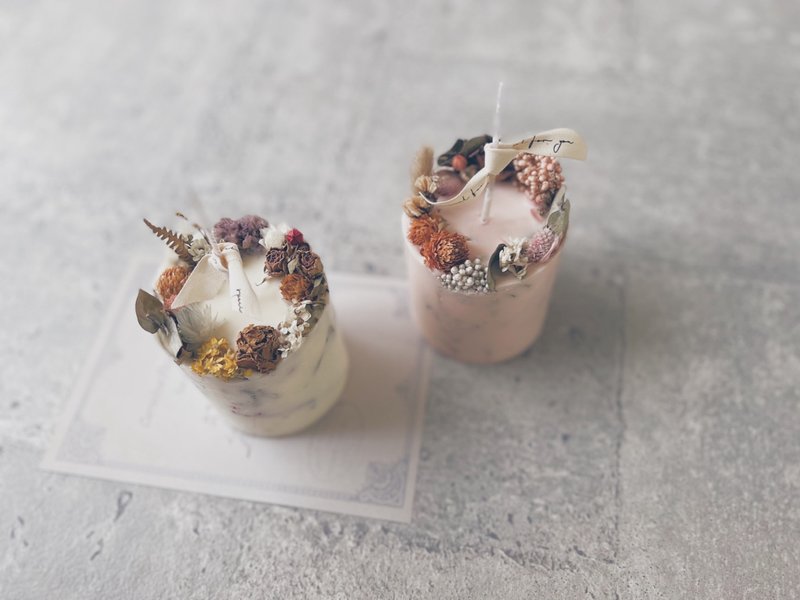 【干燥花蜡烛】天然精油蜡烛单品课程工作坊 Workshop 开课中 - 蜡烛/香氛 - 其他材质 