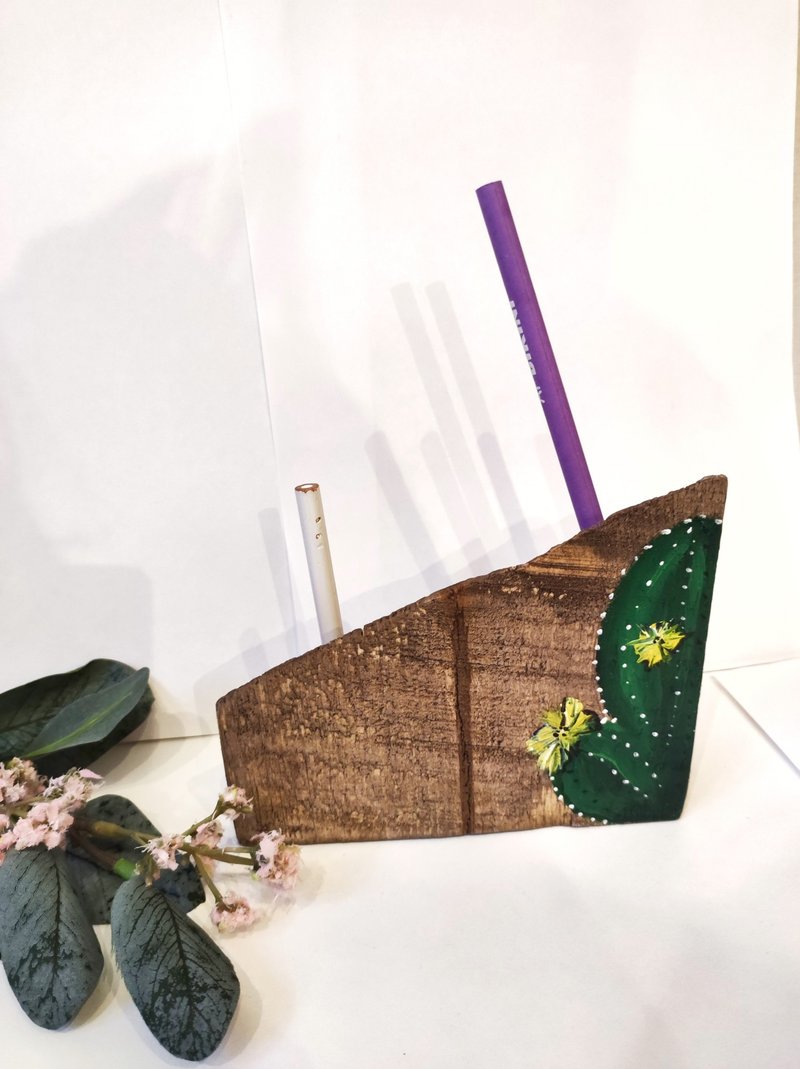 提袋造型笔筒 四款任选/家居收纳 书桌笔筒 教师名牌 - 收纳用品 - 木头 蓝色