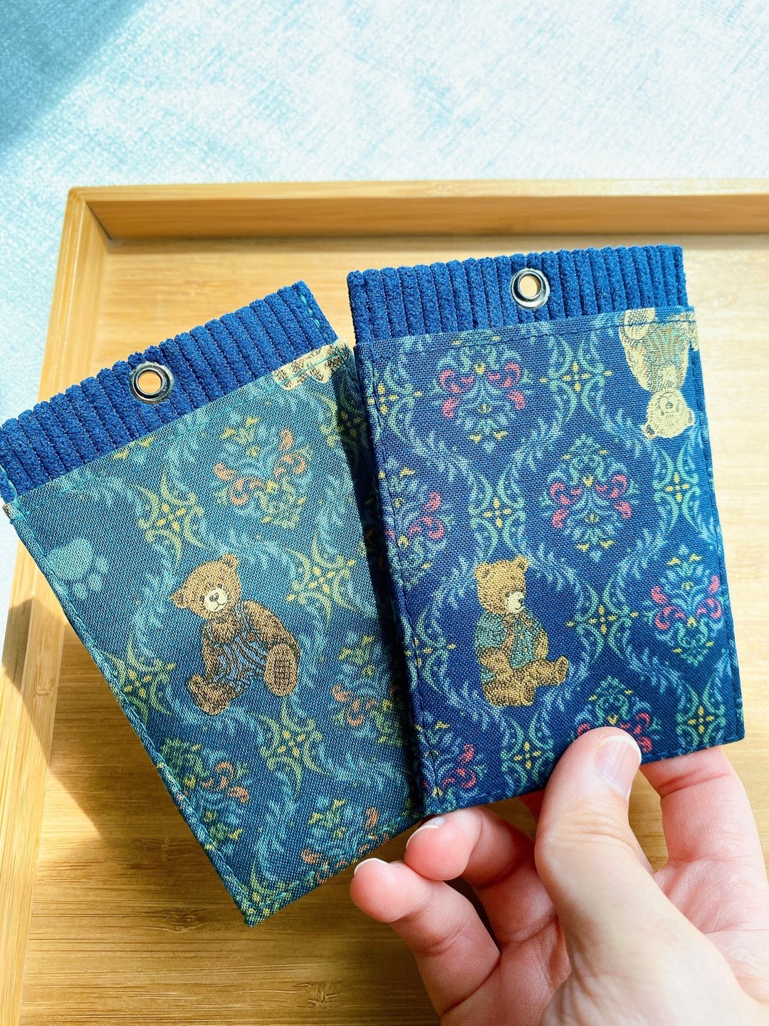 证件套 识别证卡套 悠游卡套 挂颈卡套 Card Holder 花纹小熊款 - 证件套/卡套 - 棉 