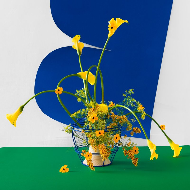 上下花器 新色限定发售  / 共2色 - 花瓶/陶器 - 木头 多色