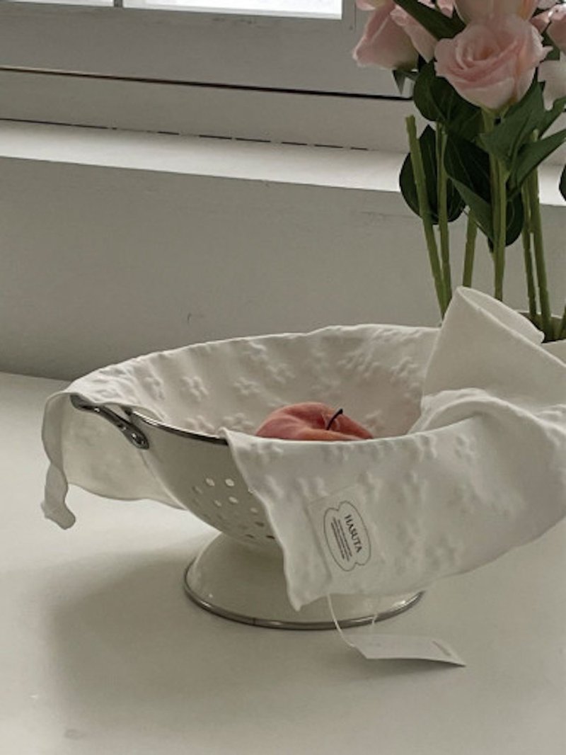 白花厨房布 - 其他 - 聚酯纤维 白色