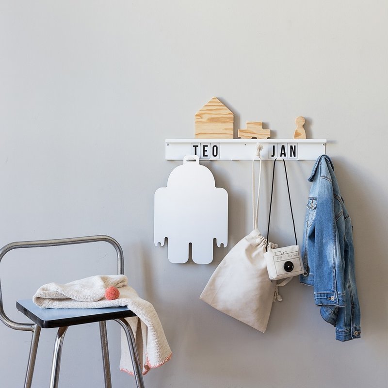 西班牙 Tresxics西班牙 Tresxics 留言版挂勾(黑) - 墙贴/壁贴 - 其他金属 黑色