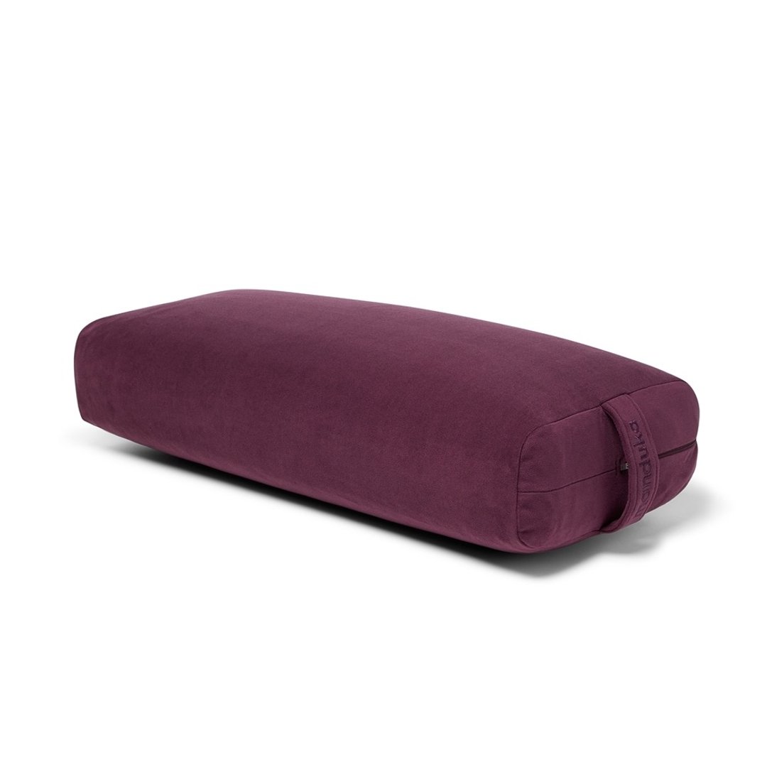 【Manduka】Enlight Rectangular Bolster 瑜珈抱枕 - Indulge - 运动配件 - 其他材质 紫色