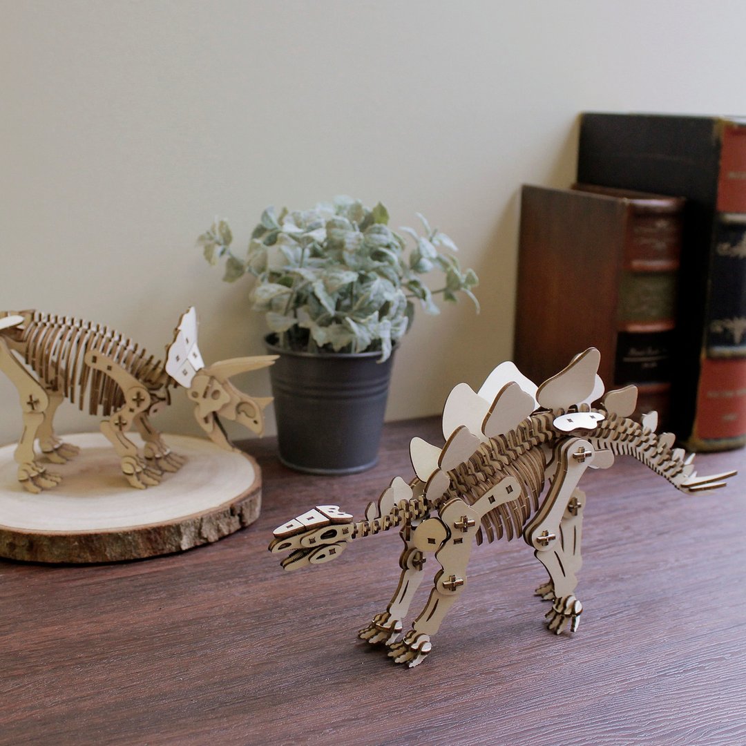 Wooden Art wa-gu-mi Stegosaurus - 其他 - 木头 