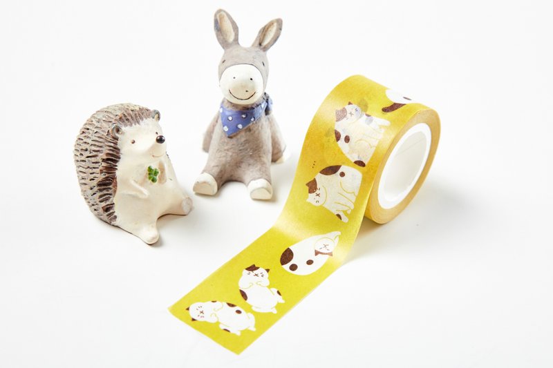 好好系列宽版纸胶带 芥末黄199元包邮 - 纸胶带 - 纸 黄色