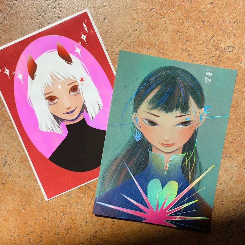 特殊印刷大贴纸二入 - 贴纸 - 纸 多色