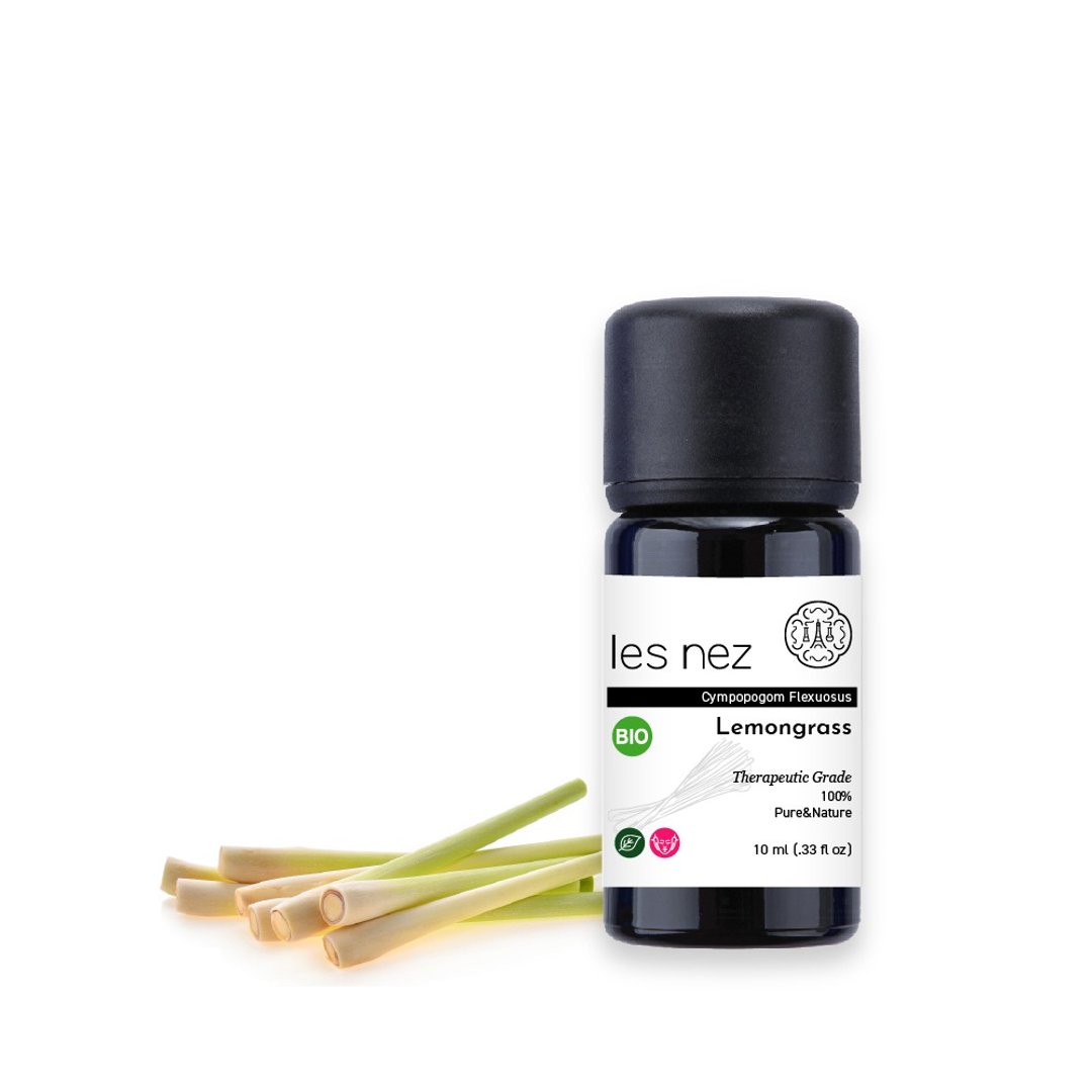 【Les nez 香鼻子】天然单方柠檬香茅纯精油 10ML - 香薰/精油/线香 - 精油 黑色