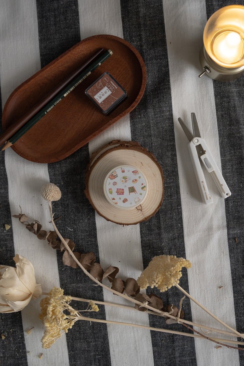 咖啡时光 和纸胶带 - 纸胶带 - 纸 