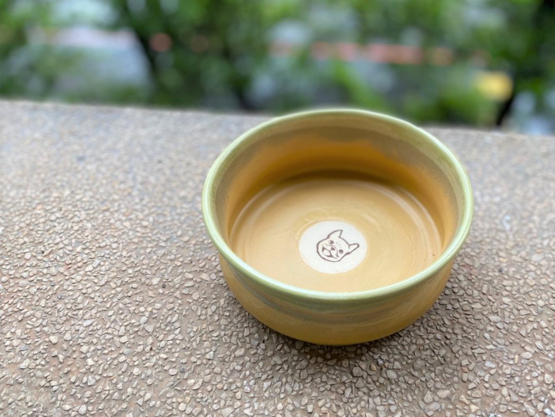 快乐星球　狗狗盆 – 肆号法斗驾驶员 - 碗/碗架 - 陶 橘色