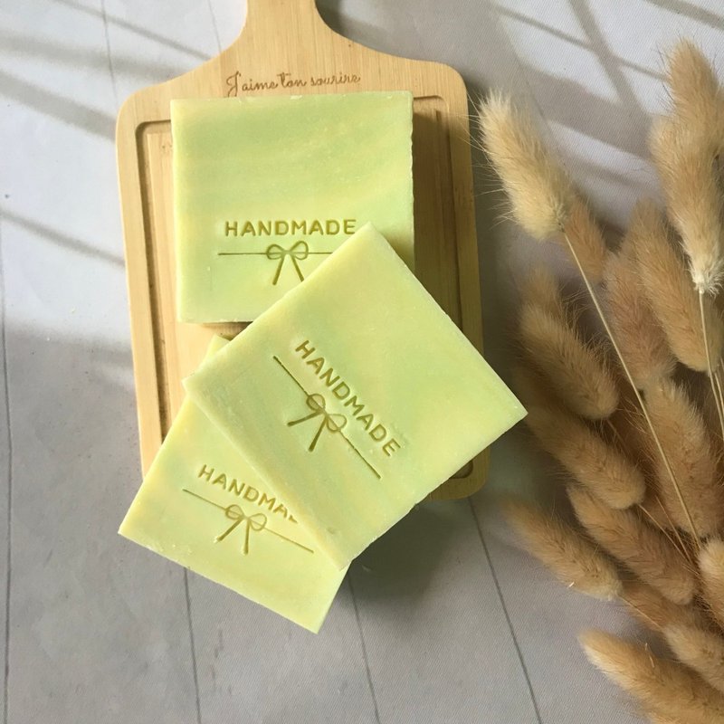 绿野佛手柑/羊油添加 - 肥皂/手工皂 - 植物．花 绿色