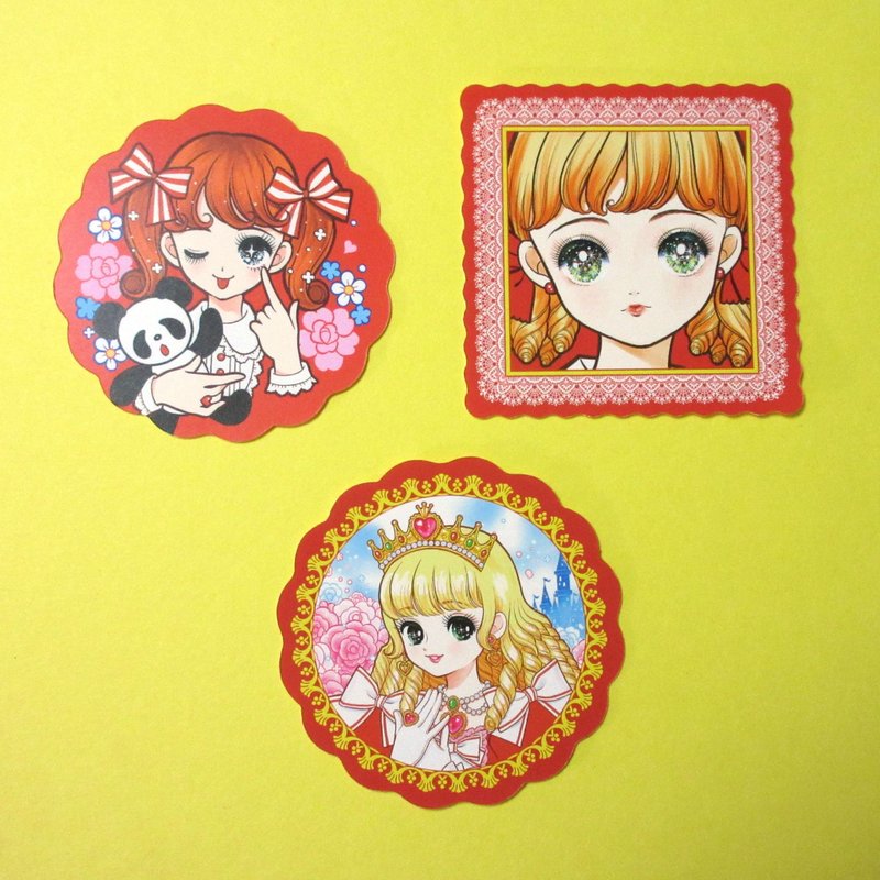 OMAKEBOSHI STICKER 套组 公主闪闪 - 贴纸 - 纸 