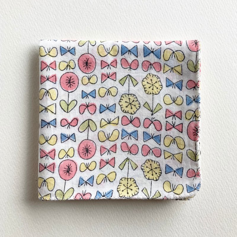 Block Print Handkerchief | SunnyDay 01 - 其他 - 棉．麻 粉红色